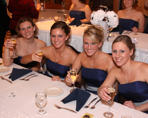 Detroit Bridesmaid at Wedding Reception