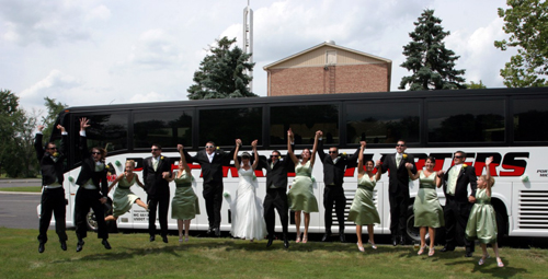 Detroit Wedding Party Bus Detroit Wedding Party Bus